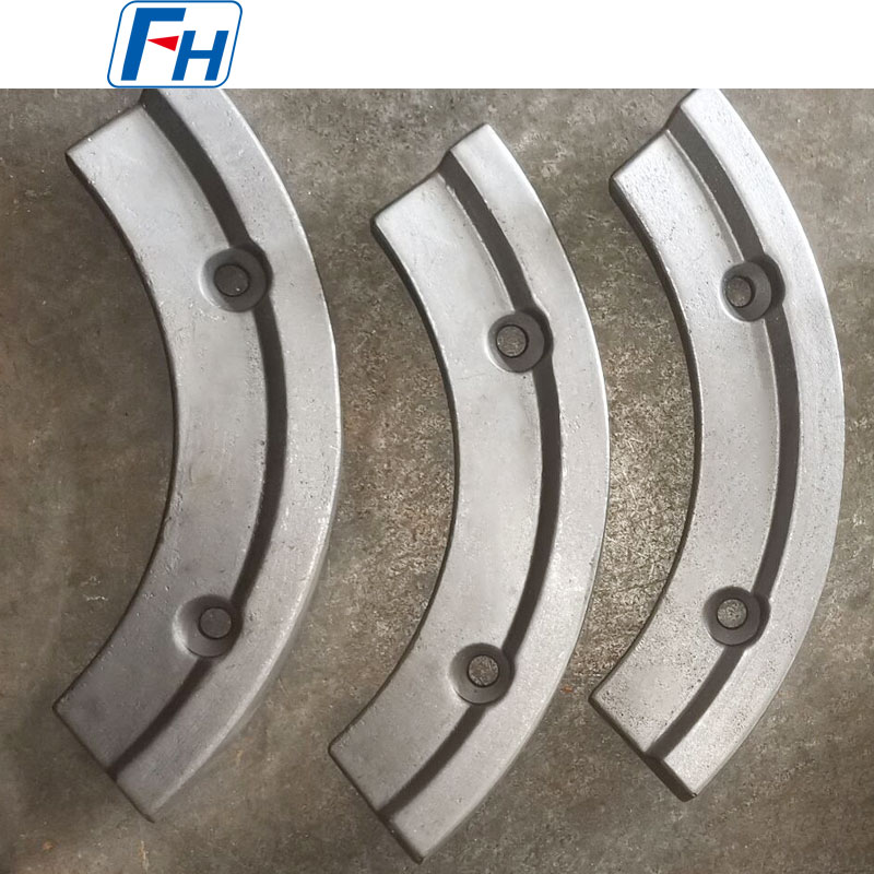 Heavy Duty Ni-Hard Iron Concrete Mixer Blades Construction Equipment Part