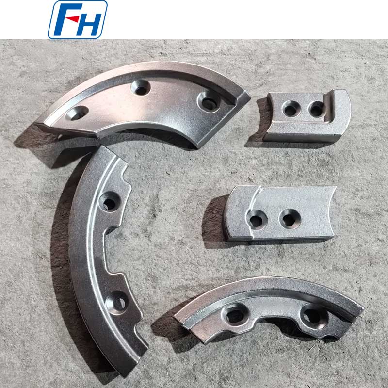 Ni-Hard Cast Iron Concrete Mixer Mixing Blades Ideal for Aggregate Mixing Construction Projects