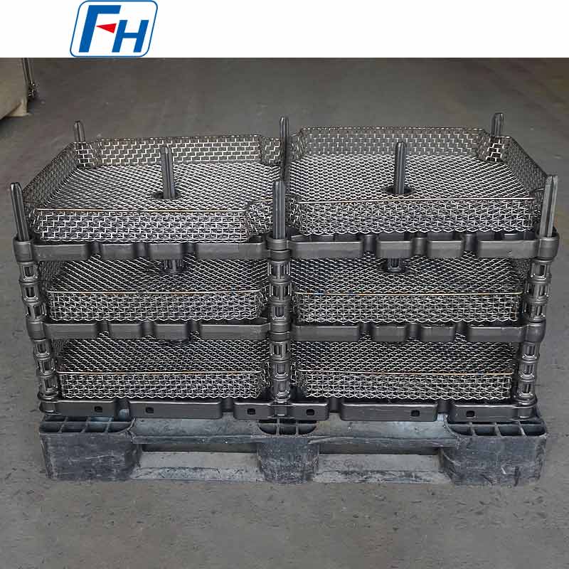 Heat Treating Basket for Industrial Furnace