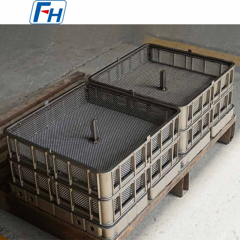 Heat Treatment Fixture Assembly for Trays and Baskets/Frames