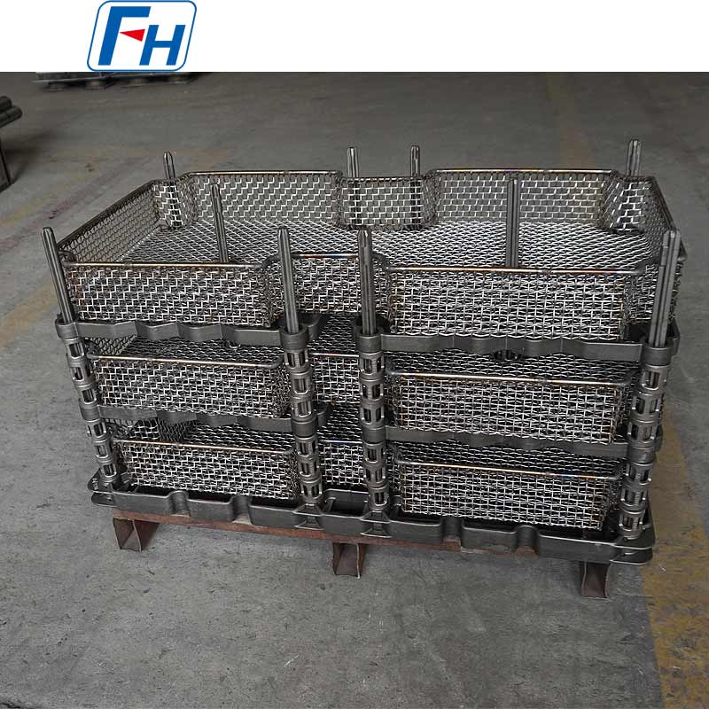 1.4848 High-temperature Resistant Three-layer Tray-type Multi-purpose Furnace Fixtures