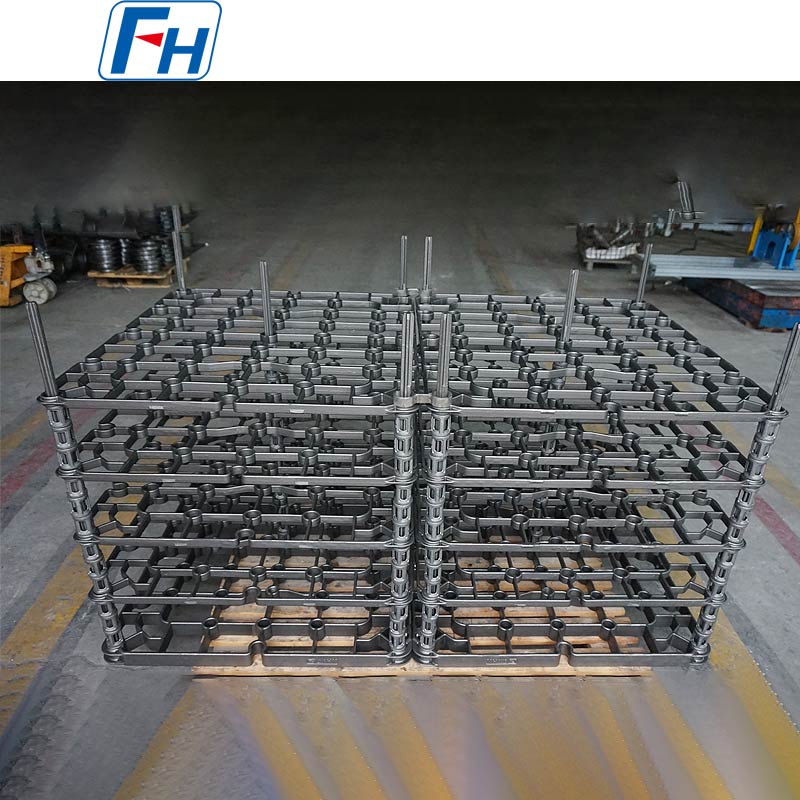 FH 1.4848 HK Tray-Type Heat Treatment Fixtures for Nitriding Furnaces