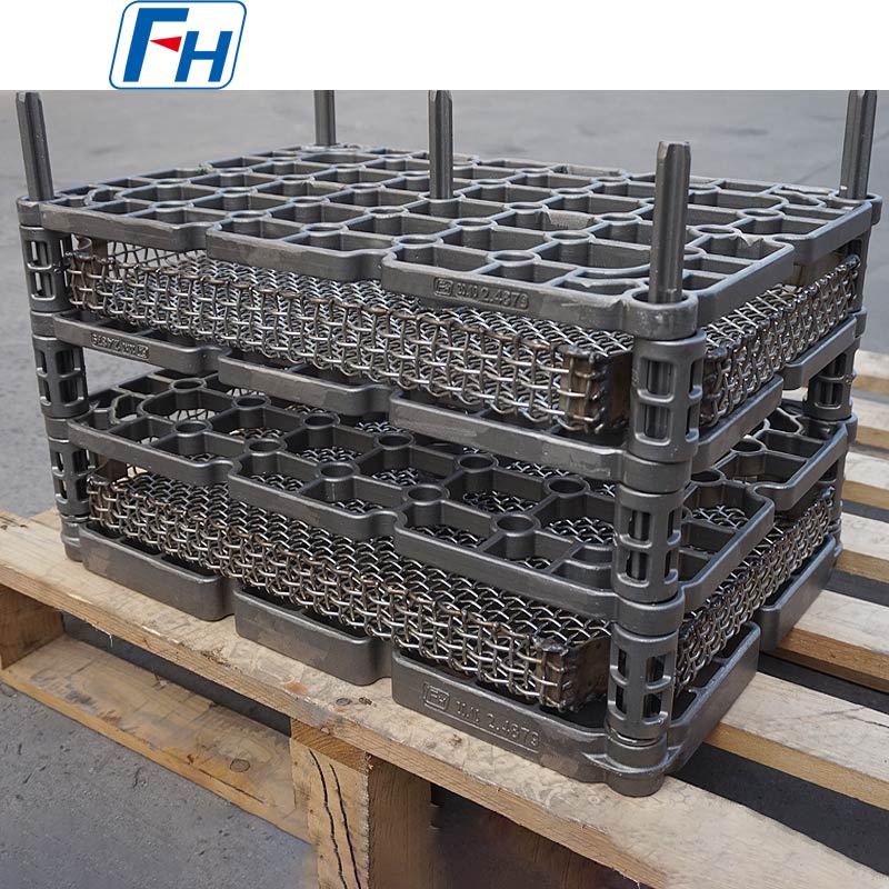 2.4879 Nitrogen-Cooled Heat Treatment Fixtures 1280℃ Operating Temperature