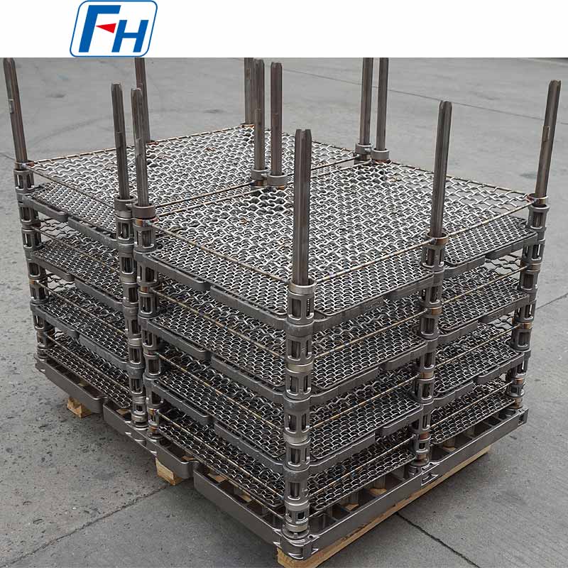 FH 1.4848 Mesh-Type Heat Treatment Fixtures for 1.5t Ipsen Industrial Furnaces
