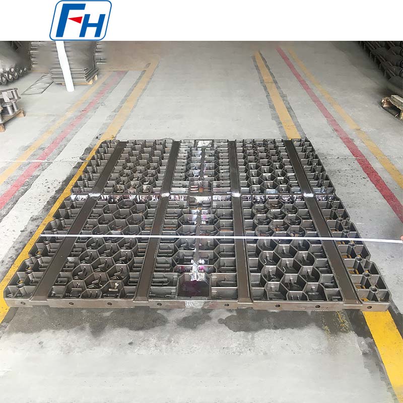 1.4848 Alloy Heat Treatment Trays for Furnace Rail Bottoms
