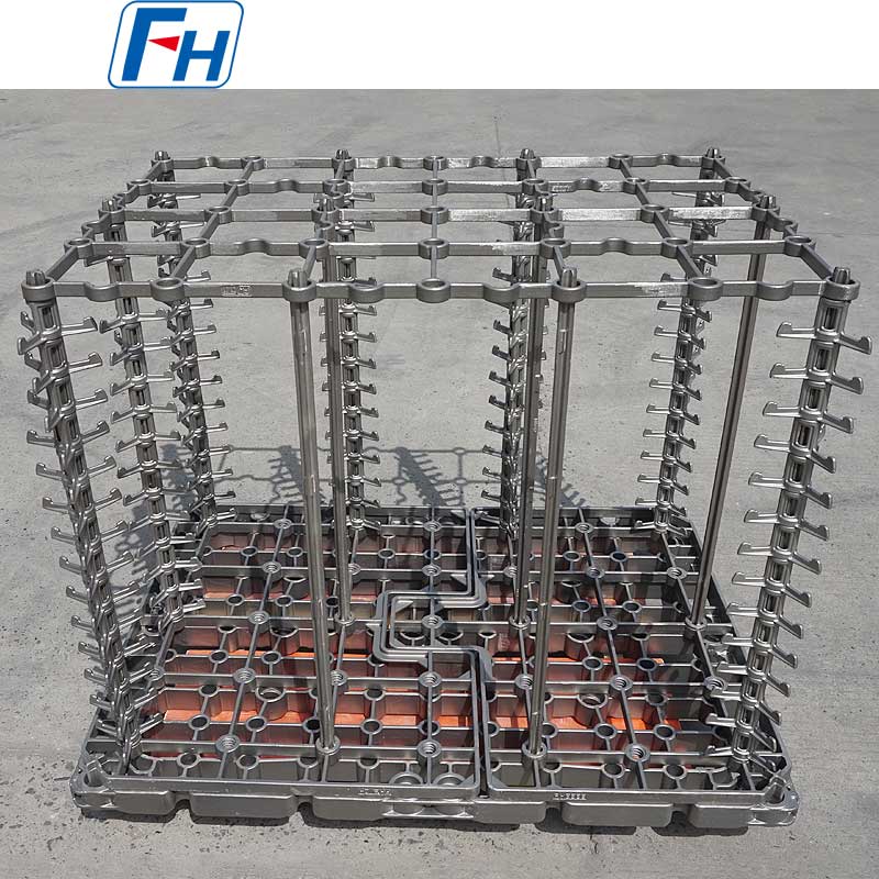 Ipsen Heat Treatment Furnaces uses Heat Treatment Fixtures for Heat Treating Automotive Engine Shaft Gears | FH®