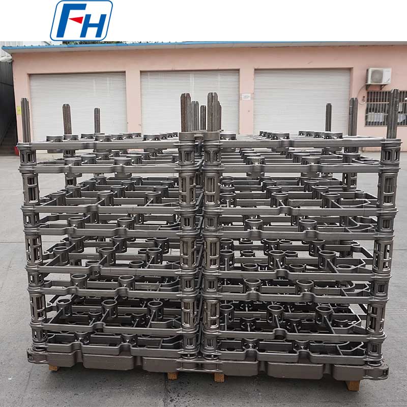 Ipsen Heat Treatment Furnaces uses HK Heat Treatment Fixtures for Heat Treating Automotive Engine Shafts | FH®