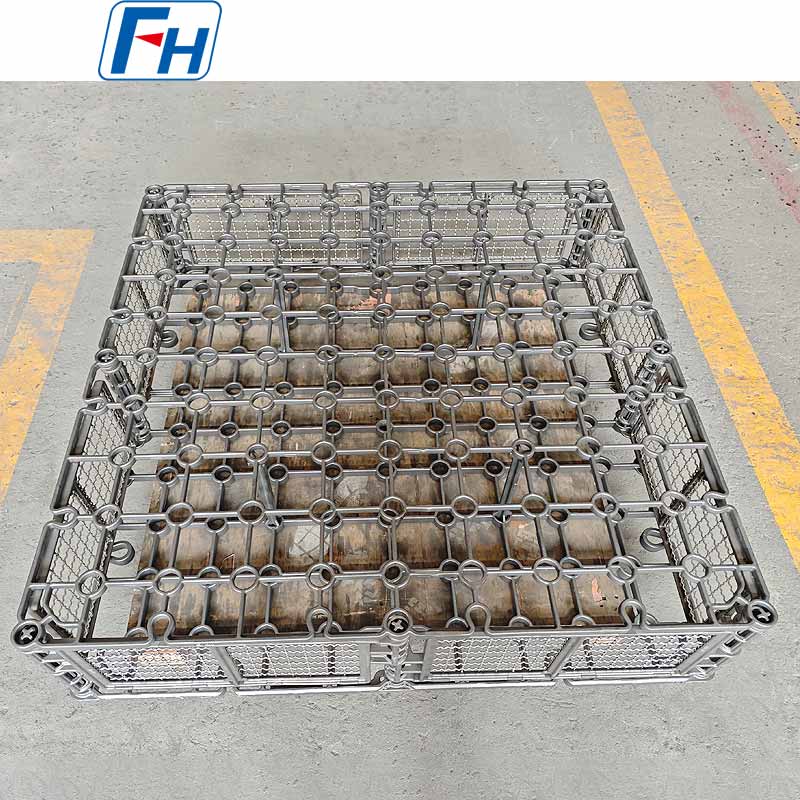 FH® Cr25Ni20 Combined Heat Treatment Charging Basket for Salt Bath Roller Hearth Furnace