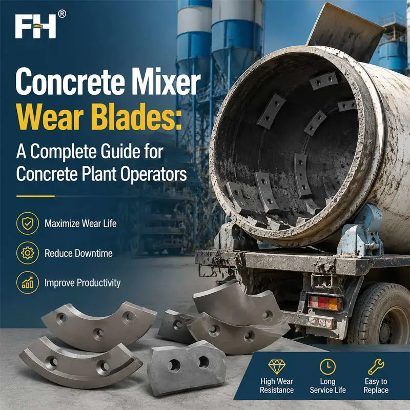 Concrete Mixer Wear Blades: A Complete Guide for Concrete Plant Operators