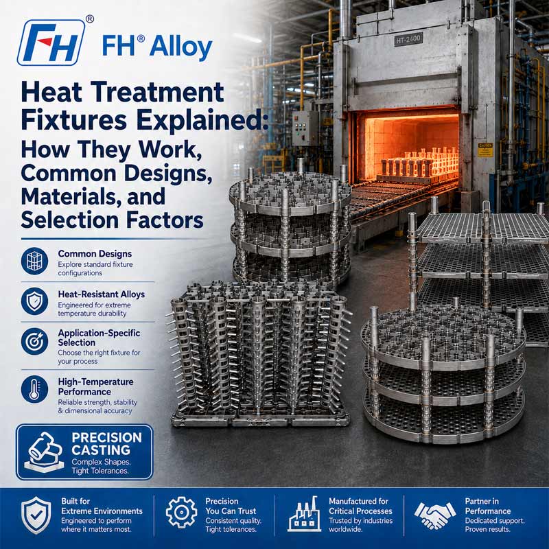 Heat Treatment Fixtures Explained: How They Work, Common Designs, Materials, and Selection Factors