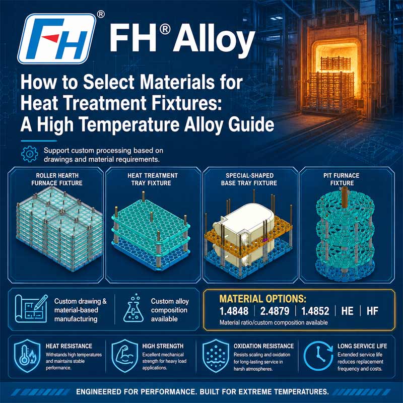 How to Select Materials for Heat Treatment Fixtures: A High Temperature Alloy Guide