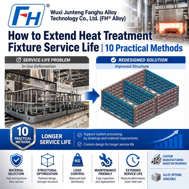 How to Extend Heat Treatment Fixture Service Life | 10 Practical Methods