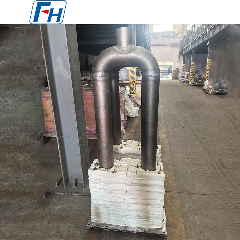 Cr25Ni35 U-Shaped Radiant Tube – Ø124 × Ø108 × 1597 mm