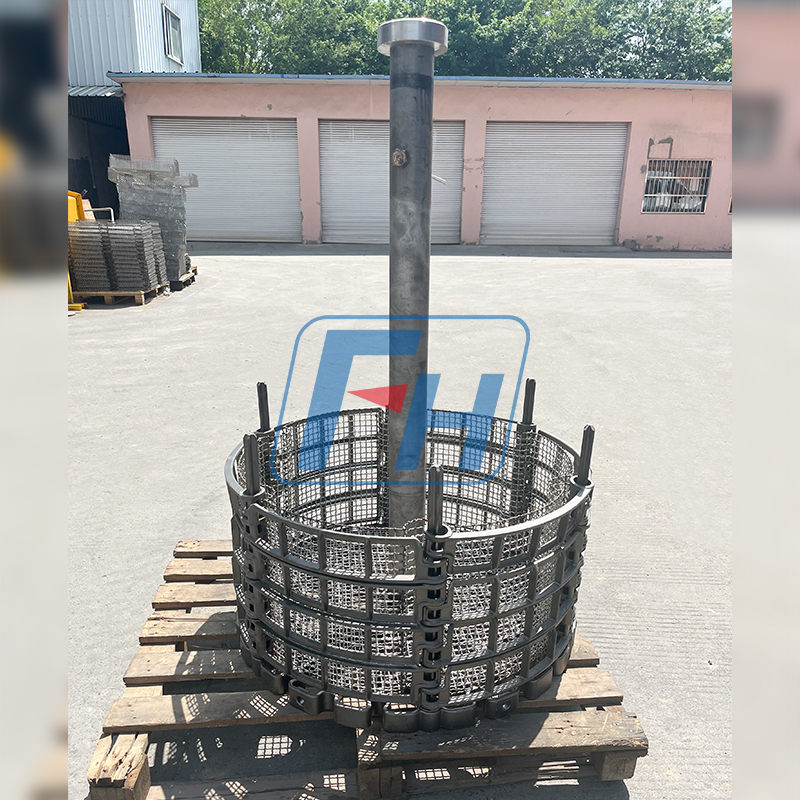 Heat Treatment Fixture for Pit Furnace